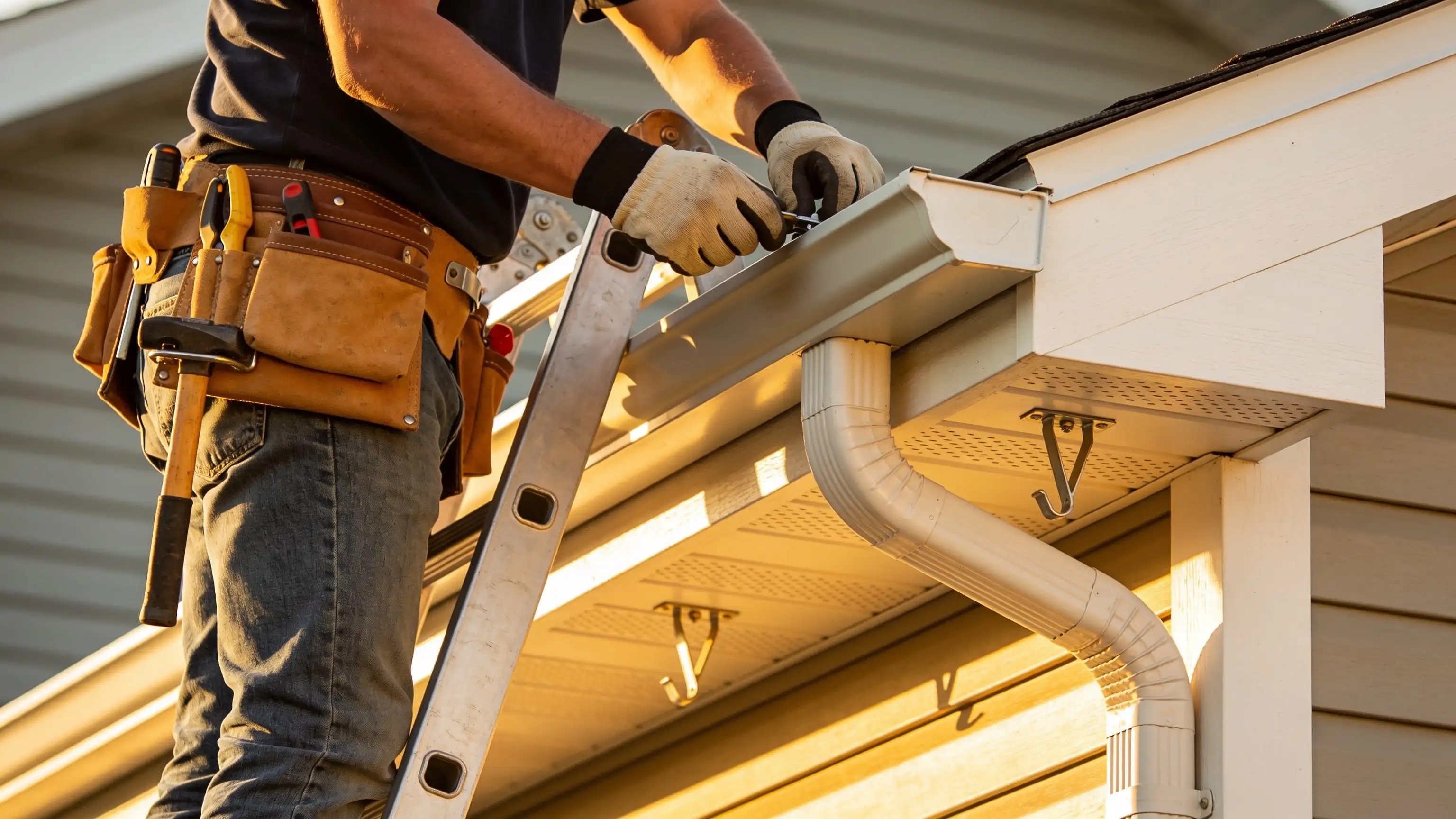 Gutter Installation — Seamless aluminum and copper gutter systems