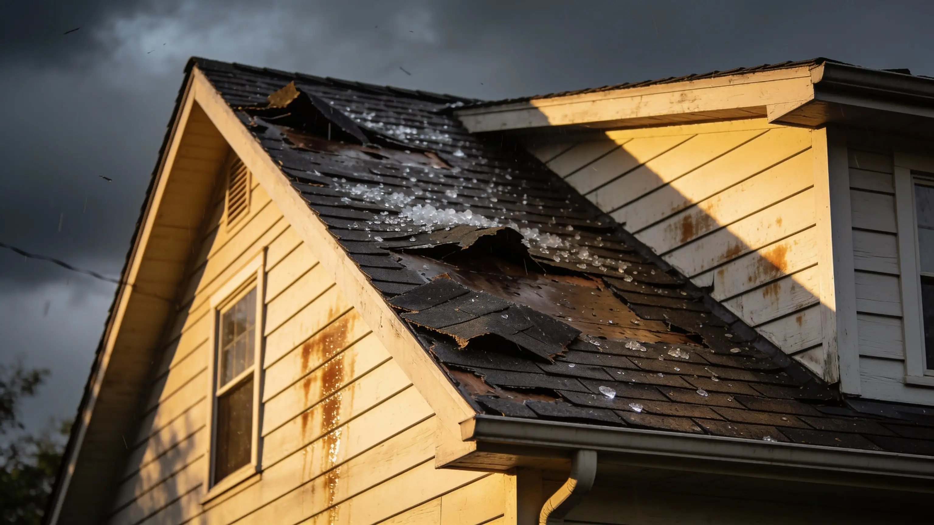 Storm Damage Repair — Hail, wind, fallen trees — we handle it all